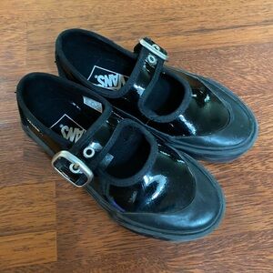Vans Kids Black Mary Jane Shoes